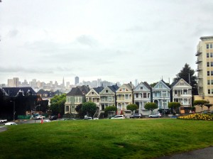 The Painted Ladies, behind AJ and Renea's old house